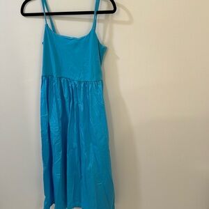 Light blue midi dress